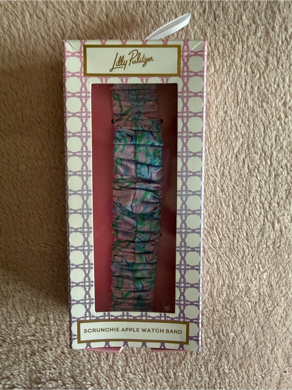 Lilly Pulitzer Scrunchie Apple Watch Band - NWT
